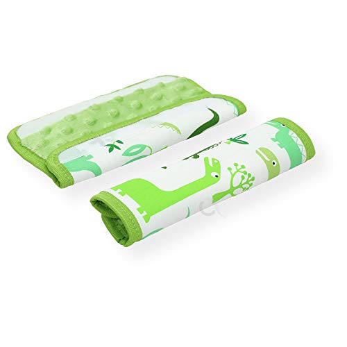 Olobaby Strap Comfort Belt Pads (Green Dino)