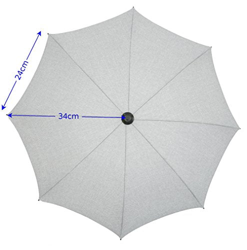 Pram Sunshade Umbrella - Misty