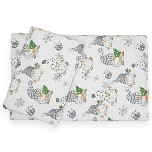 CuddlyZOO Reversible Dolls Teddy Bedding Set - Elves Gnome