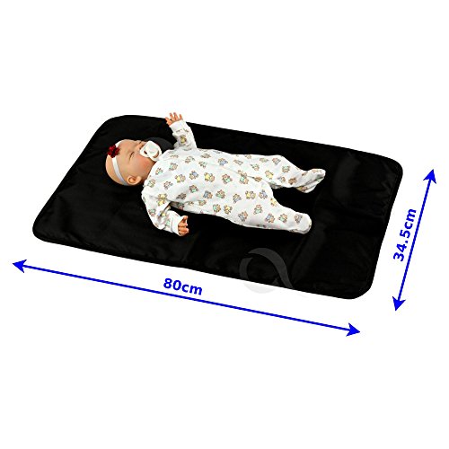 Roll n Go Travel Baby Changing Mat (Dark Accento Flowers)