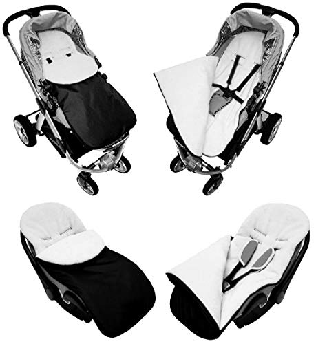 Premium Stroller Luxury Footmuff (Monochrome)