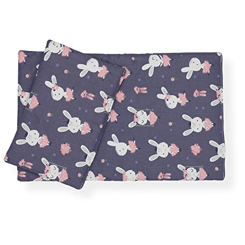 CuddlyZOO Reversible Dolls Teddy Bedding Set - Dark Rabbit