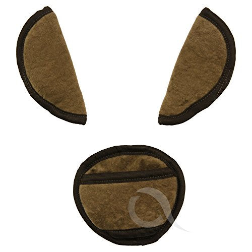 Oval Comfort Olobaby Belt Pads (Soft Brown)