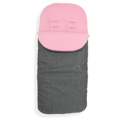 Premium Stroller Large Luxury Footmuff (Pink Fleece)