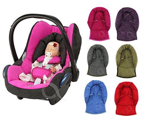 Infant Baby Toddler car seat , stroller head support pillow ( soft / brown)