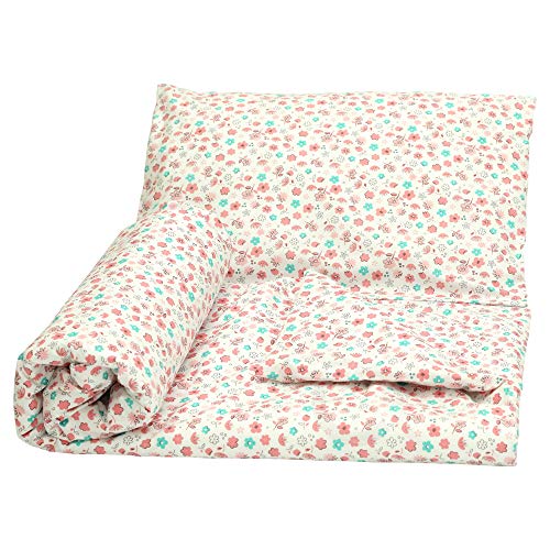 Olobaby Cot Duvet Cover and Pillowcase Set - Blossoms