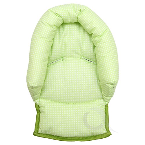 UNIVERSAL Infant Baby Toddler car seat stroller head support pillow checked COTTON