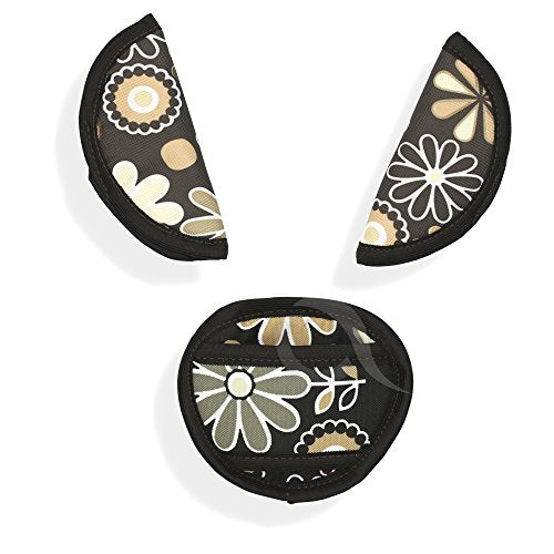 Oval Comfort Olobaby Belt Pads (Beige Flowers)