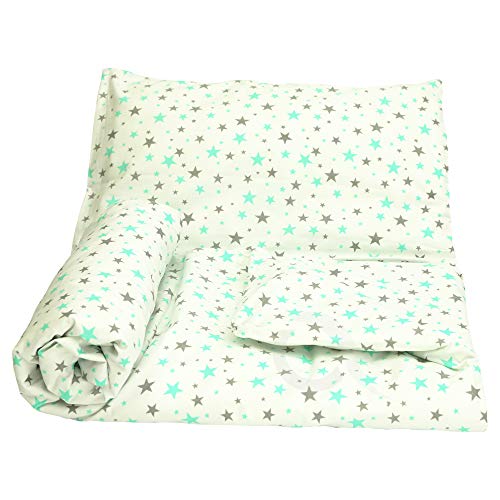 Olobaby Cot Duvet Cover and Pillowcase Set - Star Variations