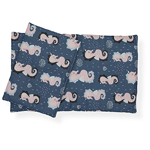 CuddlyZOO Reversible Dolls Teddy Bedding Set - Sea Horse