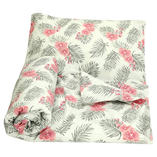 Olobaby Cot Duvet Cover and Pillowcase Set - Orchid Flower