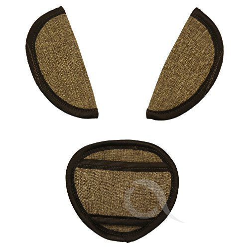 Oval Comfort Olobaby Belt Pads (Brown)