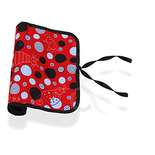 Roll n Go Travel Baby Changing Mat (Cat Animated)