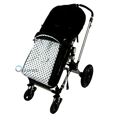 Premium Stroller Luxury Footmuff (Polkadot)